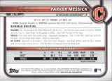 2022 Parker Messick Bowman Draft PURPLE 134/250 #BD-71 Cleveland Guardians