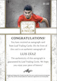 2021 Luis Diaz Leaf Ultimate PLATINUM BLUE AUTO 6/10 AUTOGRAPH #BA-LD2 Bayern Munich Columbia