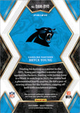 2023 Bryce Young Panini Select DRAFT SELECTIONS MATERIALS RED PRIZM ROOKIE JERSEY RC #DAM-BYO Carolina Panthers
