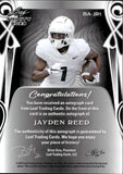 2023 Jayden Reed Leaf Trinity SILVER ROOKIE AUTOGRAPH 82/99 RC AUTO #BA-JR1 Michigan State Spartans Green Bay Packers
