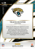 2025 Travis Hunter Panini Select CLUB LEVEL NEON GREEN SHOCK PRIZM ROOKIE 416/699 RC #228 Jacksonville Jaguars