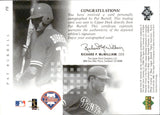 2000 Pat Burrell Upper Deck SP Authentic SP CHIROGRAPHY AUTOGRAPH AUTO #PB Philadelphia Phillies