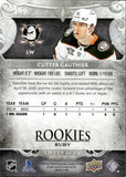 2024-25 Cutter Gauthier Upper Deck Artifacts RUBY ROOKIE 219/399 RC #199 Anaheim Ducks