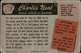 1955 Charles Neal Bowman #278 Brooklyn Dodgers BV$50 *POOR*