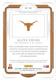 2025 Quinn Ewers Panini National Treasures Collegiate ROOKIE PATCH AUTO RED 10/11 RC AUTOGRAPH #104 Texas Longhorns
