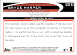 2012 Bryce Harper Topps UPDATE ROOKIE RC #US183 Washington Nationals 1