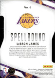 2021-22 LeBron James Panini Donruss Elite SPELLBOUND ORANGE DIE-CUT "N" #6 Los Angeles Lakers