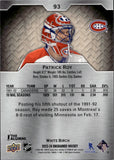 2023-24 Patrick Roy Upper Deck Engrained WHITE BIRCH 6/20 #93 Montreal Canadiens