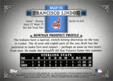 2012 Francisco Lindor Bowman Sterling PROSPECT AUTOGRAPH AUTO #BSAP-FL Cleveland Indians