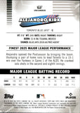 2026 Alejandro Kirk Topps Finest GOLD REFRACTOR 20/50 #197 Toronto Blue Jays