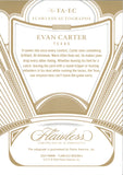 2024 Evan Carter Panini Flawless SAPPHIRE ROOKIE AUTOGRAPH 7/15 RC AUTO #FA-EC Texas Rangers