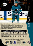 2024-25 Will Smith Upper Deck Series 1 RETRO 1994-95 DESIGN DIE-CUT ROOKIE RC #RDT-17 San Jose Sharks