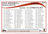 2014 Mike Trout Topps Series Two CHECKLIST GOLD 1518/2014 #364 Anaheim Angels