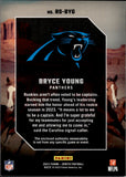 2023 Bryce Young Panini Zenith ROOKIE STALLIONS JERSEY RC #RS-BYG Carolina Panthers