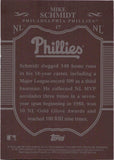 2009 Mike Schmidt Topps Sterling BURGUNDY 8/10 #17 Philadelphia Phillies