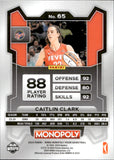 2024 Caitlin Clark Panini Prizm Monopoly ROOKIE RC #65 Indiana Fever 1