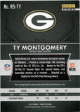 2015 Ty Montgomery Panini Prizm TIE-DYE AUTOGRAPH ROOKIE 9/25 AUTO RC #RS-TY Green Bay Packers