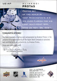 2021-22 Aliaksei Protas Upper Deck Ultimate ULTIMATE EMBLEMS ROOKIE AUTOGRAPH RC AUTO #UE-AP Washington Capitals