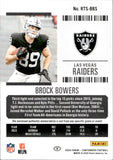 2024 Brock Bowers Panini Contenders ROOKIE TICKET SWATCHES JERSEY RELIC RC #RTS-BBS Las Vegas Raiders