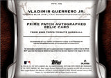 2025 Vladimir Guerrero Jr. Topps Tribute PRIME PATCH AUTOGRAPH 5/20 AUTO #PPA-VG Toronto Blue Jays