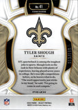 2025 Tyler Shough Panini Select CONCOURSE COPPER SHOCK PRIZM ROOKIE 893/899 RC #41 New Orleans Saints