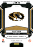 2025 Brady Cook Panini Prizm Draft Picks SILVER PRIZM AUTOGRAPH ROOKIE AUTO RC #DPA-BCK Missouri Tigers New York Jets