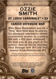 2015 Ozzie Smith Topps UPDATE SERIES ETCHED IN HISTORY #EIH-15 St. Louis Cardinals