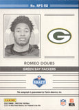 2022 Romeo Doubs Panini Prestige NFL PASSPORT SIGNATURES ROOKIE AUTOGRAPH RC AUTO #NPS-RD Green Bay Packers