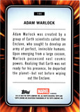2025 Adam Warlock Topps Marvel Chrome GREEN LAZER REFRACTOR 33/99 #144