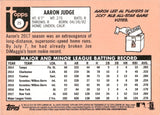 2018 Aaron Judge Topps Heritage ALL-STAR ROOKIE CUP #25 New York Yankees 1