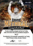 2024 MJF Leaf Exotic MYTHICAL SHIMMER GARGOYLE AUTOGRAPH 1/1 ONE OF ONE AUTO #MA-MJF5