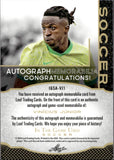 2024 Vinicius Junior Leaf In The Game Used AUTOGRAPH MEMORABILIA 1/25 AUTO JERSEY #IGSA-VJ1 REAL MADRID