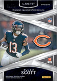 2024 Tyler Scott Panini Spectra NEON BLUE PRIZM AUTOGRAPH 30/50 AUTO #SIG-TST Chicago Bears