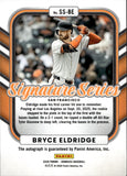 2026 Bryce Eldridge Panini Donruss SIGNATURE SERIES BLUE FOIL ROOKIE AUTOGRAPH 33/75 RC AUTO #SS-BE San Francisco Giants