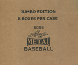 2026 Leaf Metal Baseball Jumbo, 8 Box Case