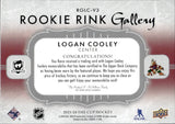 2023-24 Logan Cooley Upper Deck The Cup ROOKIE RINK GALLERY JERSEY 4/49 RC #RGLC-V3 Arizona Coyotes