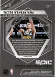 2024-25 Victor Wembanyama Panini Mosaic EPIC PERFORMERS MOSAIC PRIZM #1 San Antonio Spurs