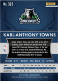 2015-16 Karl-Anthony Towns Panini Prizm ROOKIE RC #328 Minnesota Timberwolves