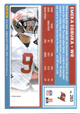 2025 Emeka Egbuka Panini Donruss Optic RATED ROOKIE TEAL VELOCITY PRIZM RC #265 Tampa Bay Buccaneers