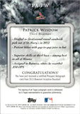 2013 Patrick Wisdom Bowman Inception PROSPECT AUTOGRAPH AUTO #PA-PW St. Louis Cardinals