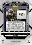 2022 Devin Duvernay Panini Prizm GOLD PRIZM 6/10 #22 Baltimore Ravens
