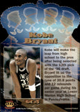 1996-97 Kobe Bryant Pacific Power GOLD CROWN DIE-CUT ROOKIE RC #GC-3 Los Angeles Lakers