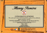 2003 Manny Ramirez Fleer Tradition LUMBER COMPANY GAME-USED BAT Boston Red Sox