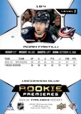 2023-24 Adam Fantilli Upper Deck Trilogy ROOKIE PREMIERES UNCOMMON BLUE LEVEL 2 45/49 RC #184 Columbus Blue Jackets