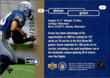 1998 Ahman Green Upper Deck SP Authentic FUTURE WATCH ROOKIE 679/2000 RC #27 Seattle Seahawks