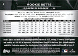 2026 Mookie Betts Topps Chrome Black BLUE REFRACTOR 134/150 #4 Los Angeles Dodgers