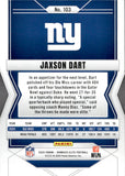 2025 Jaxson Dart Panini Donruss Elite LAVENDER PYRAMIDS ROOKIE 174/649 RC #103 New York Giants