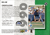 2002 Larry Walker Upper Deck RETRO STAR ROOKIE GAME-USED JERSEY #SR-LW Colorado Rockies