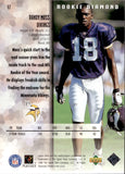 1998 Randy Moss Upper Deck BLACK DIAMOND ROOKIE DIAMOND RC #97 Minnesota Vikings