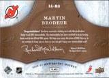 2009-10 Martin Brodeur Upper Deck Artifacts FROZEN ARTIFACTS DUAL JERSEY 151/199 #FA-MB New Jersey Devils